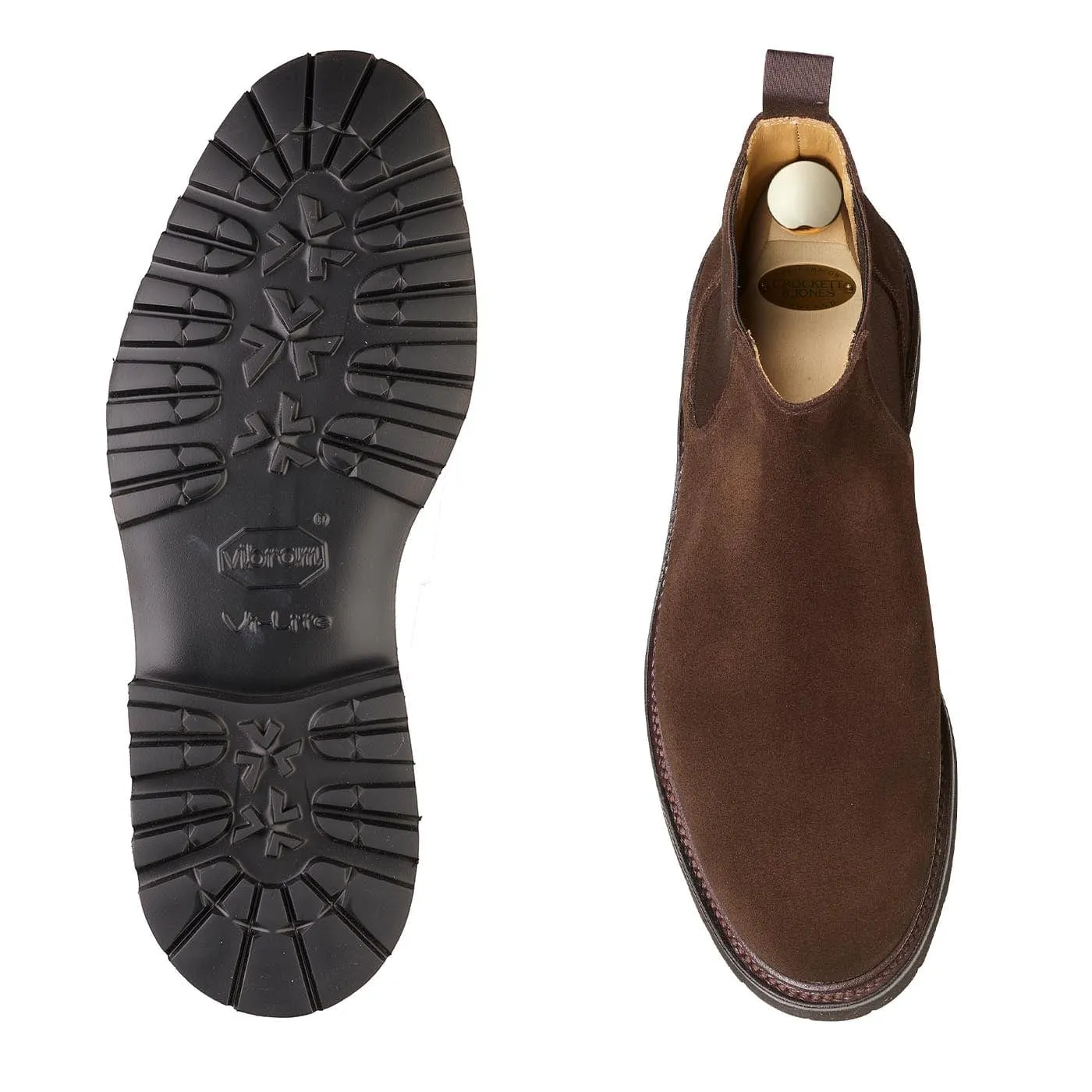 Elgin Dark Brown Suede,Men Footwear