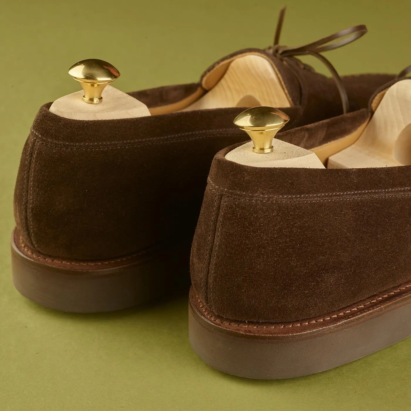 Falmouth Dark Brown Suede,Men Footwear