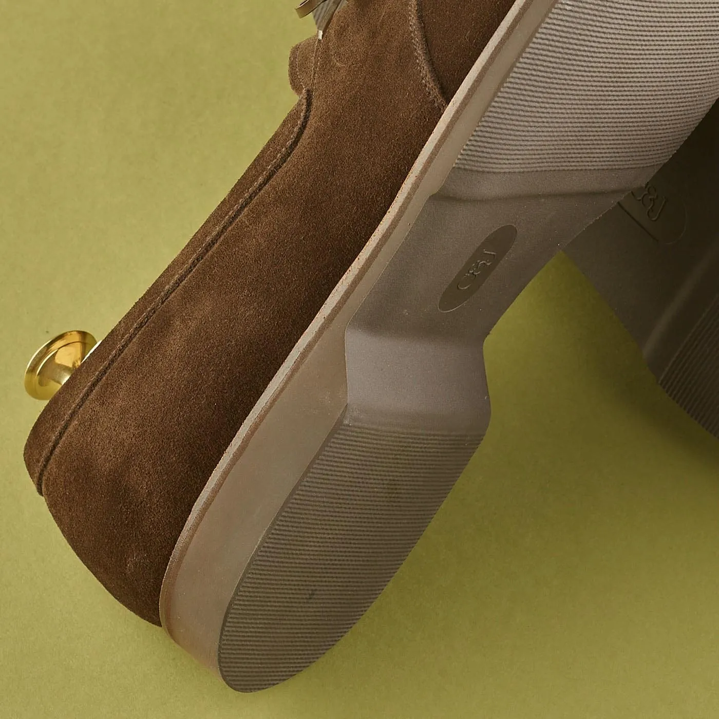 Falmouth Dark Brown Suede,Men Footwear