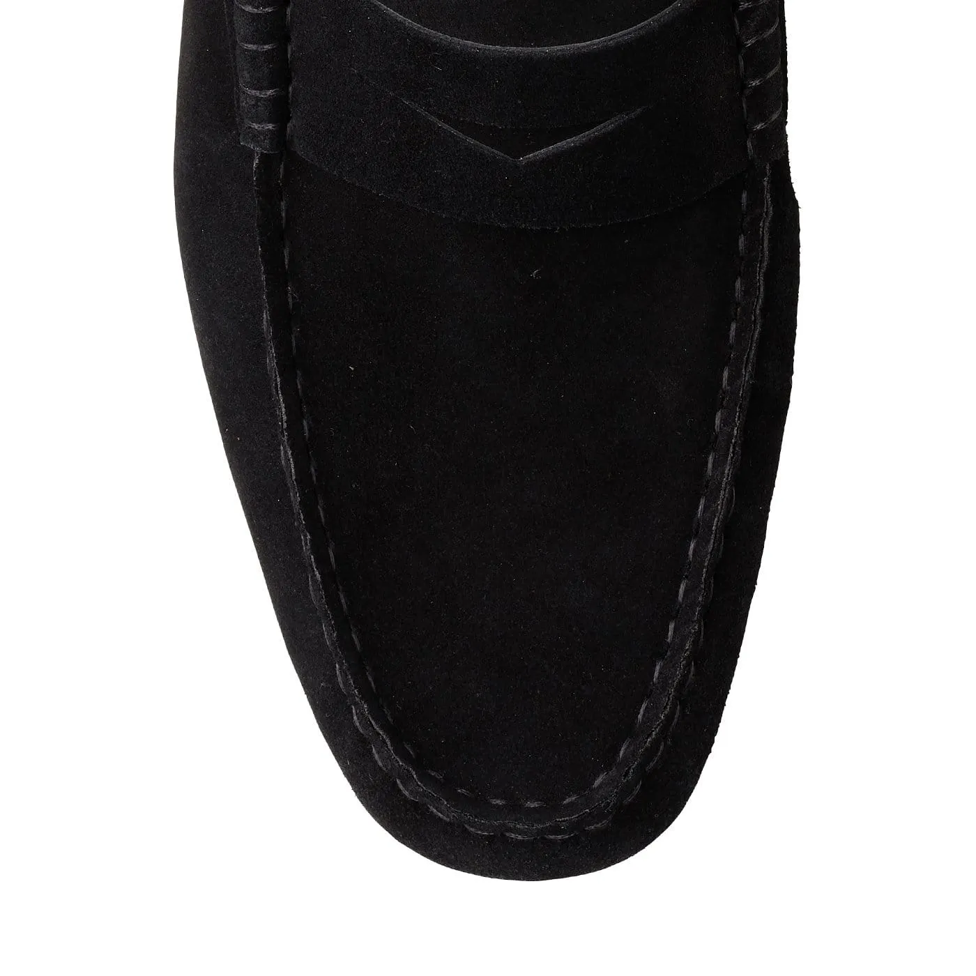 Genoa Black Calf Suede,Men Footwear