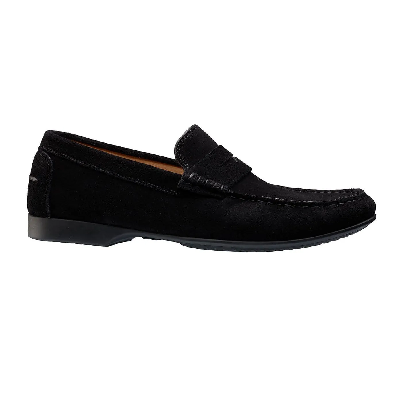 Genoa Black Calf Suede,Men Footwear