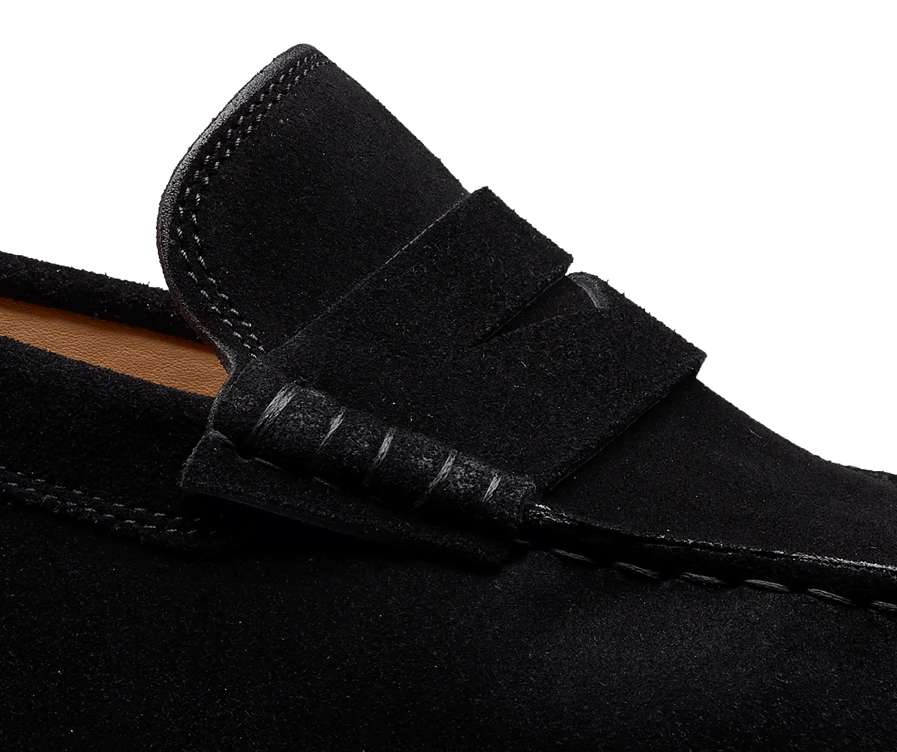 Genoa Black Calf Suede,Men Footwear