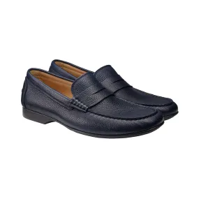 Genoa Navy Grain,Men Footwear