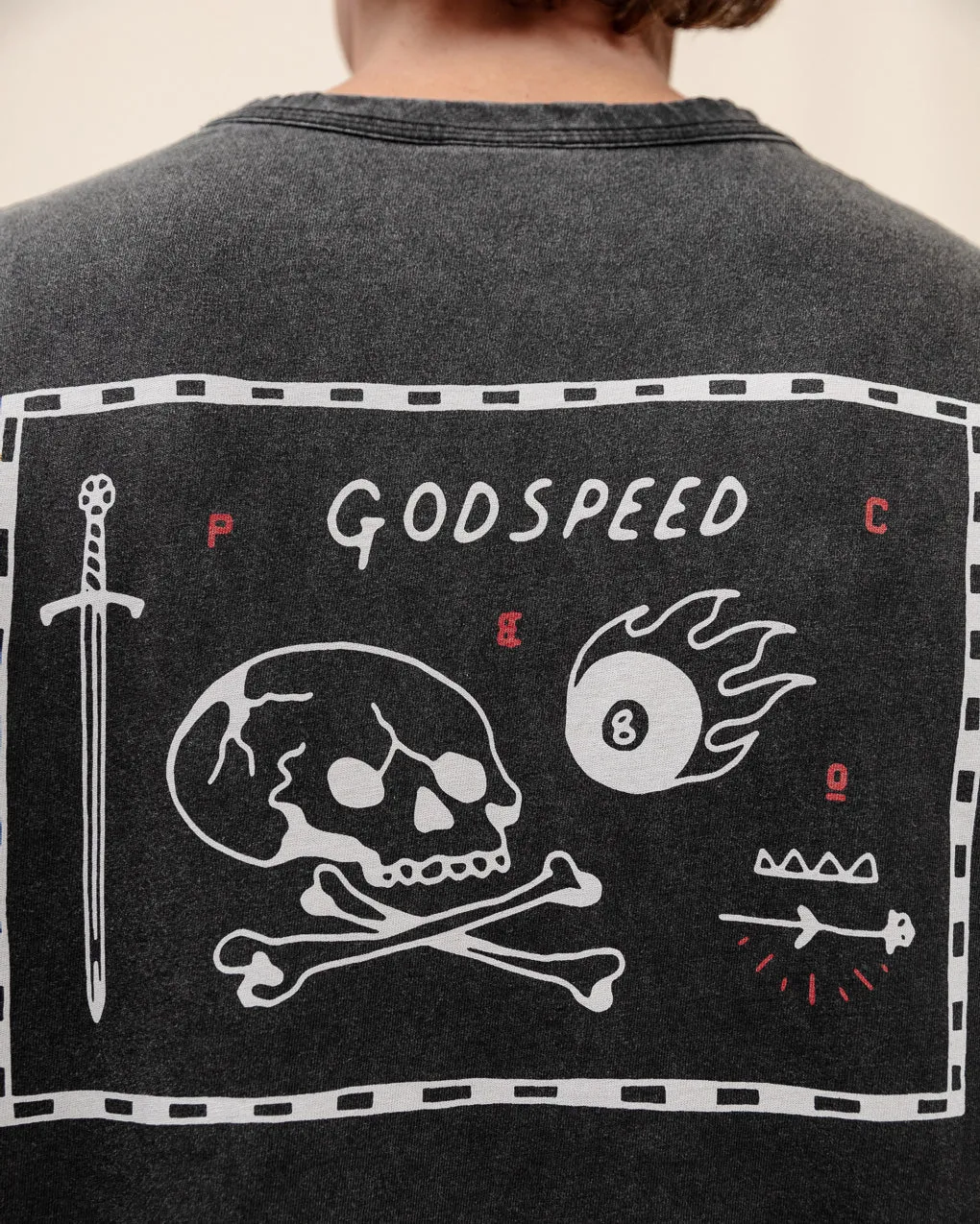 Godspeed Boxy T-Shirt - Acid Wash,Men Tops