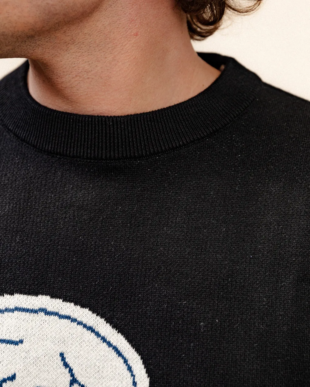 Godspeed Skull Knit Jumper - Black,Men Tops