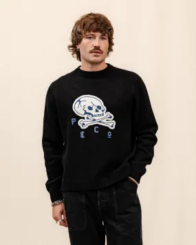 Godspeed Skull Knit Jumper - Black,Men Tops