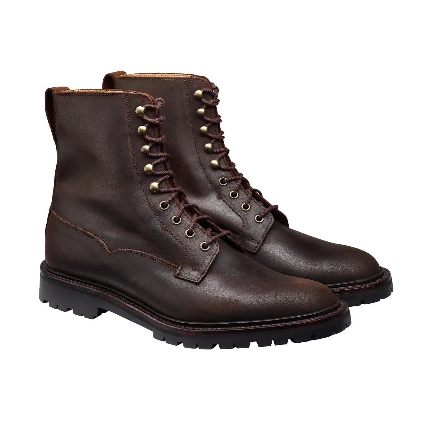 Grizedale Dark Brown Rough-Out Suede,Men Footwear