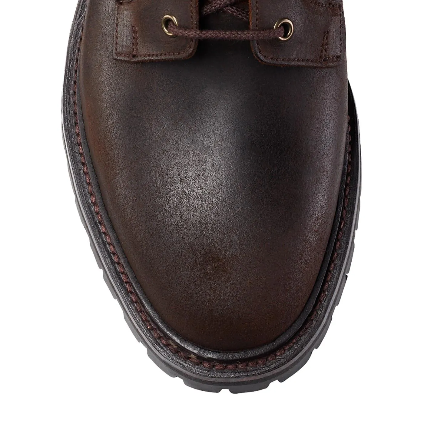 Grizedale Dark Brown Rough-Out Suede,Men Footwear