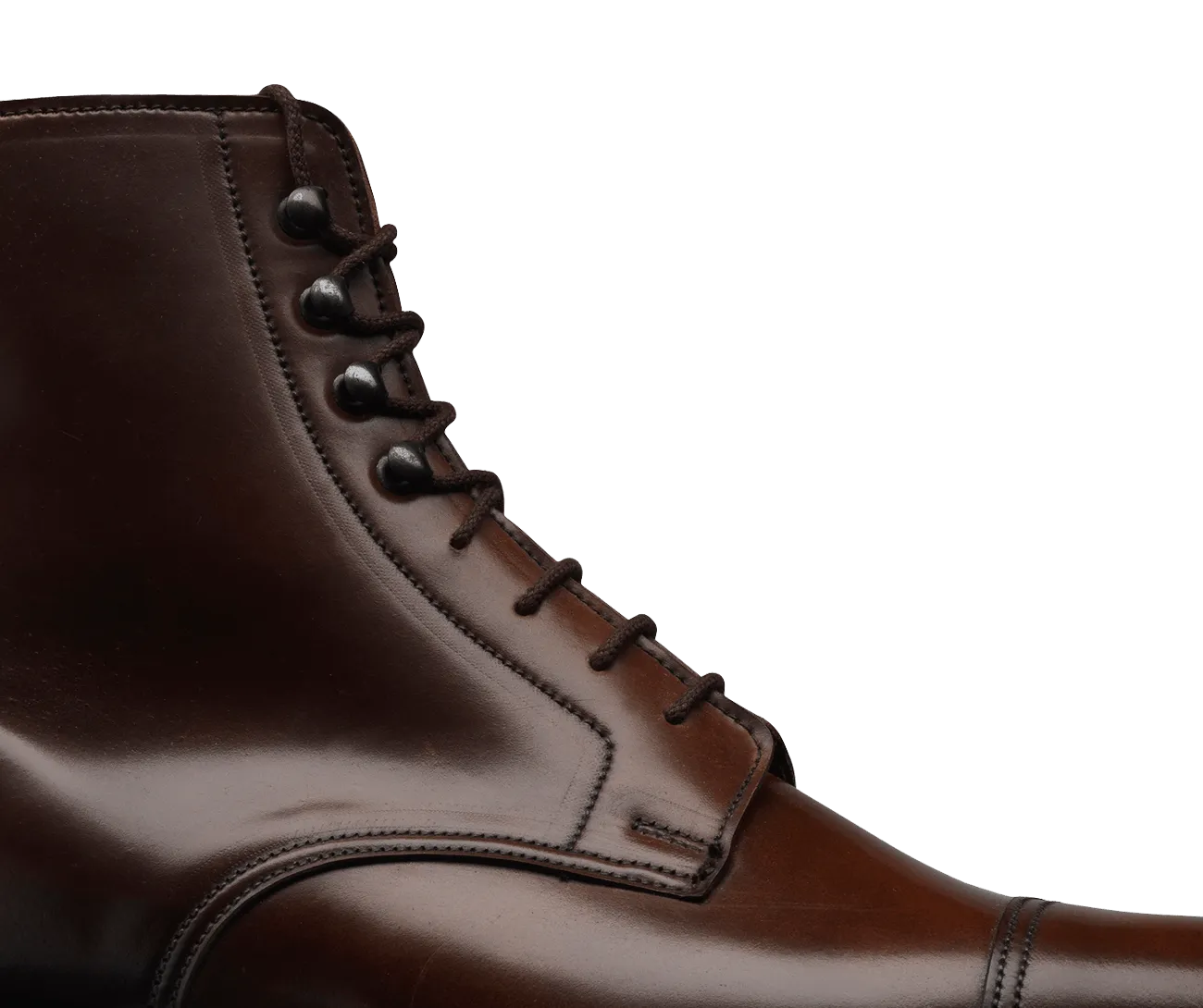 Harlech Dark Brown Cordovan,Men Footwear