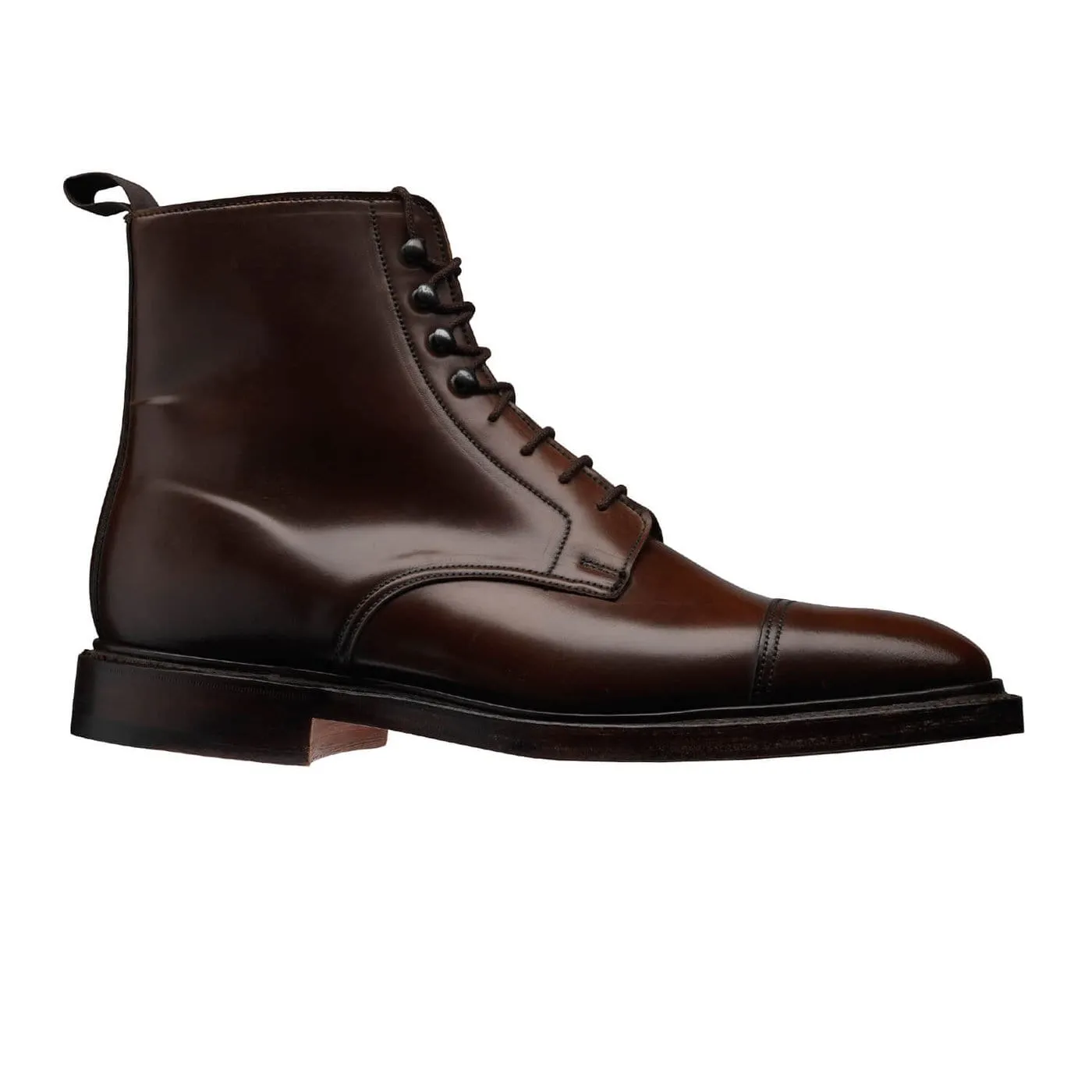 Harlech Dark Brown Cordovan,Men Footwear