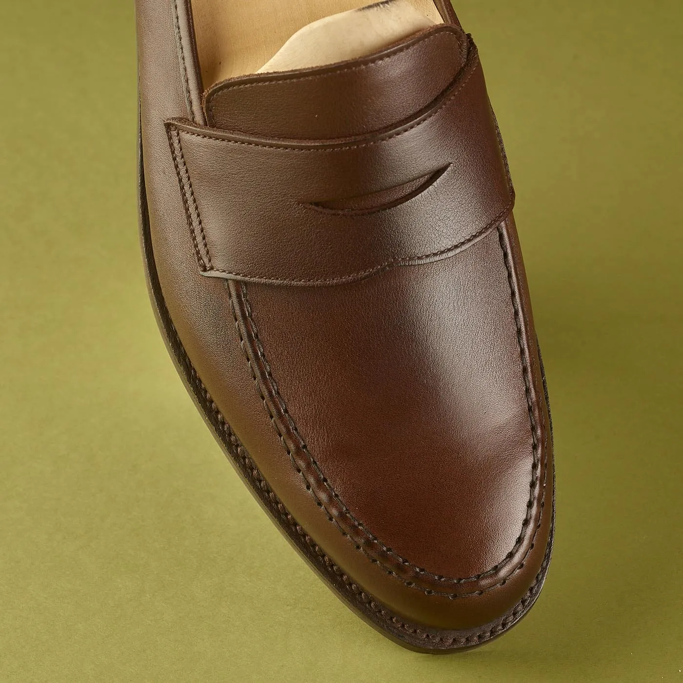 Harvard 2 Dark Brown Milled Calf,Men Footwear