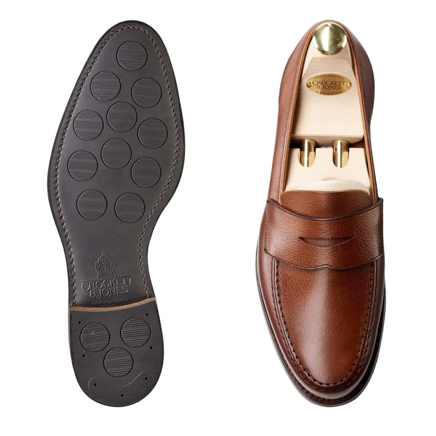 Harvard 2 Tan Pebble Grain,Men Footwear