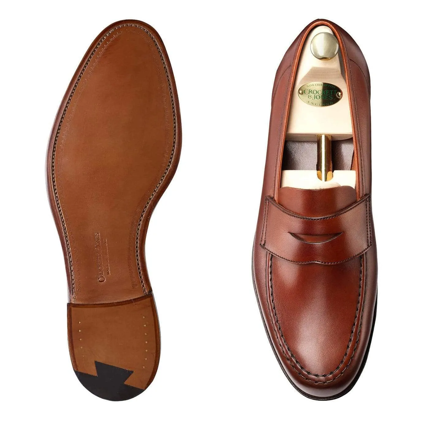 Harvard Chestnut Burnished Calf,Men Footwear