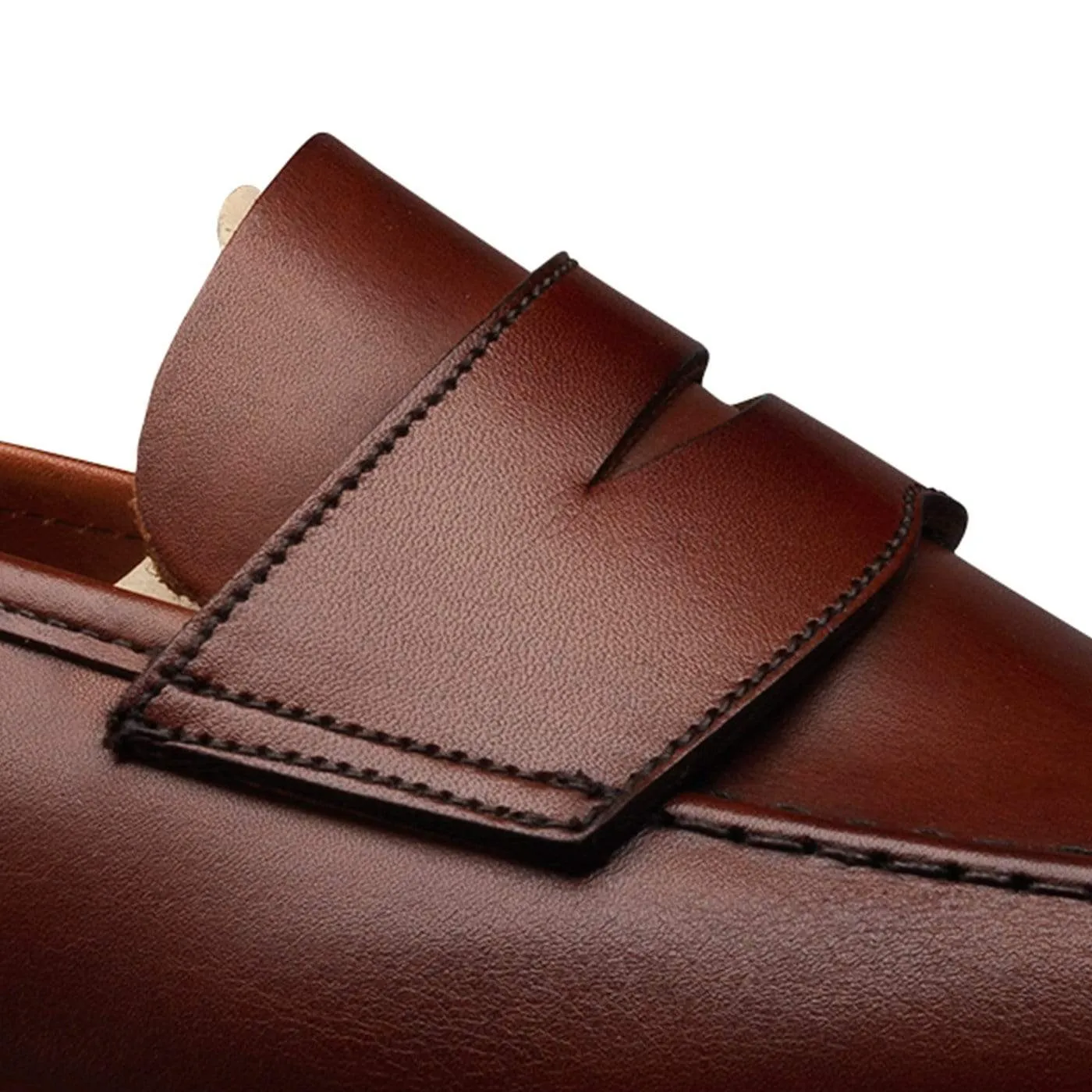 Harvard Chestnut Burnished Calf,Men Footwear