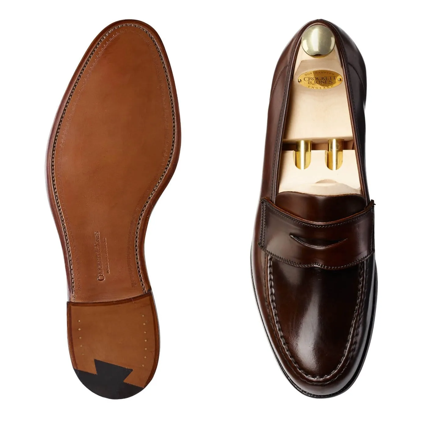 Harvard Dark Brown Cordovan,Men Footwear