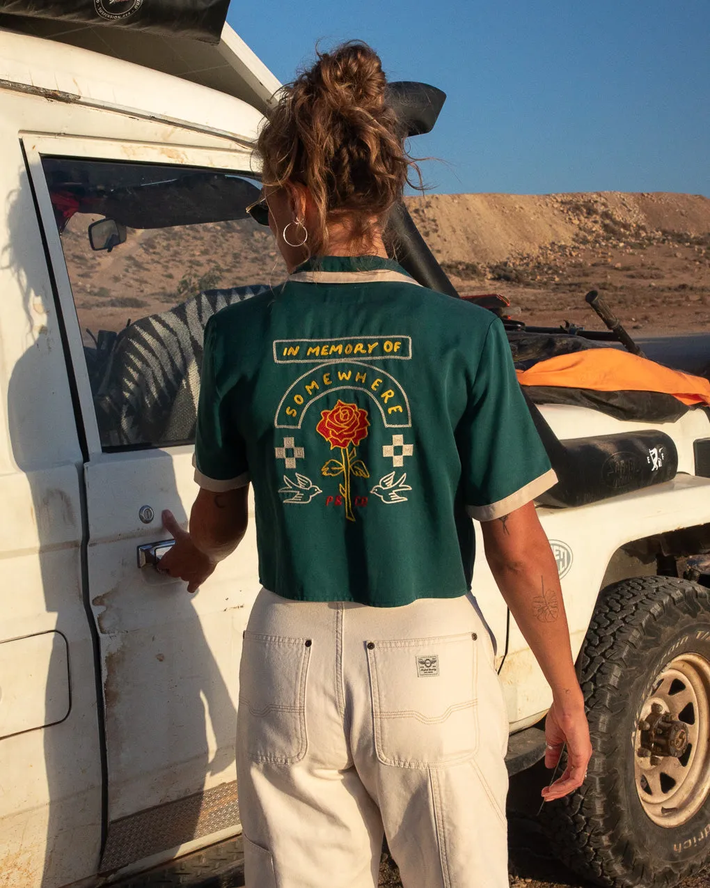 In Memory Bowling Shirt,Women Tops
