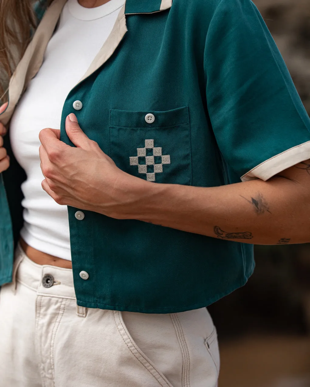 In Memory Bowling Shirt,Women Tops
