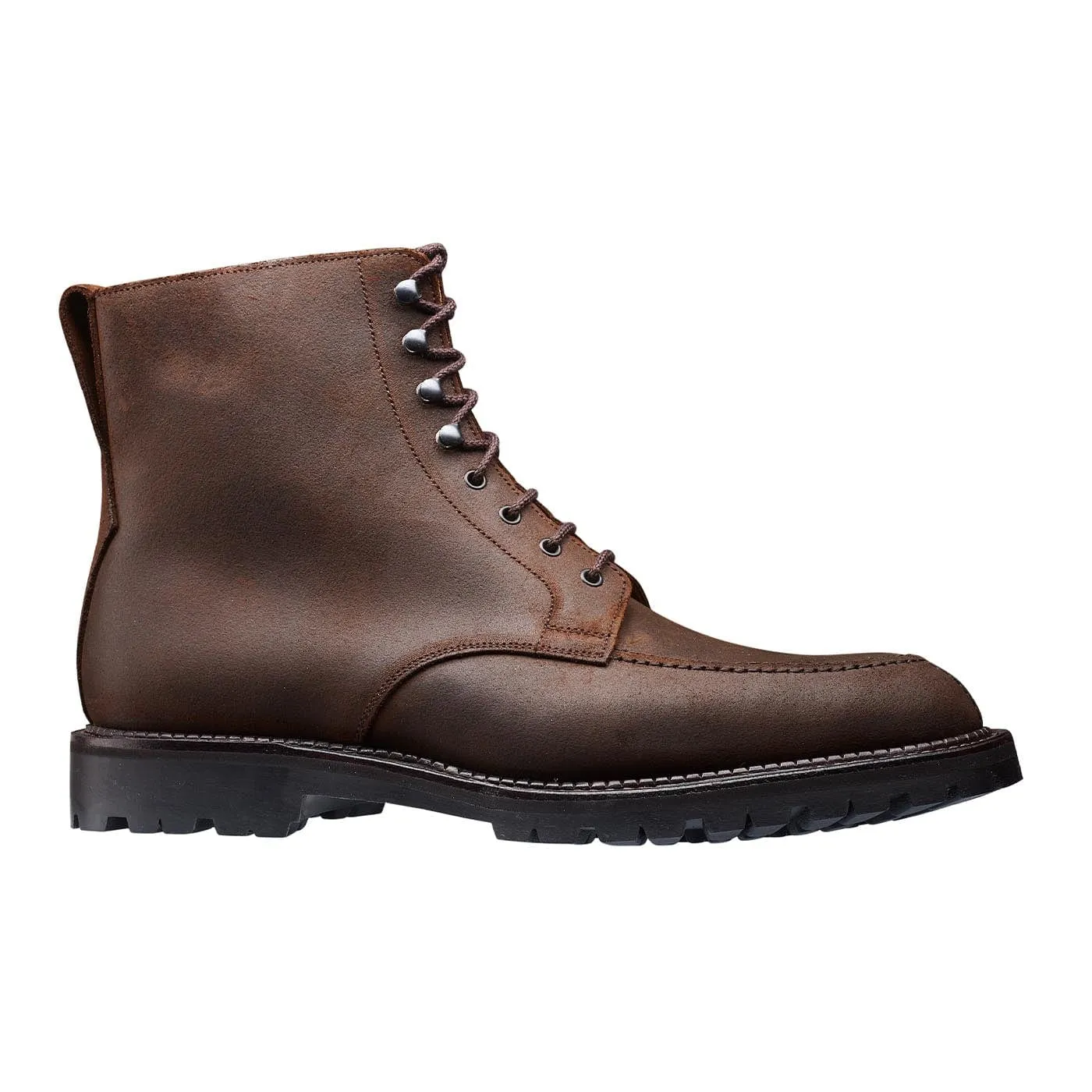 Indiana Dark Brown Rough-Out Suede,Men Footwear