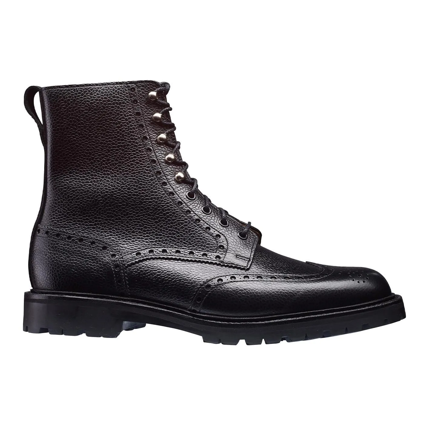 Islay Black Scotch Grain,Men Footwear