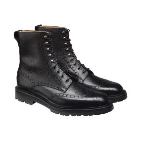 Islay Black Scotch Grain,Men Footwear