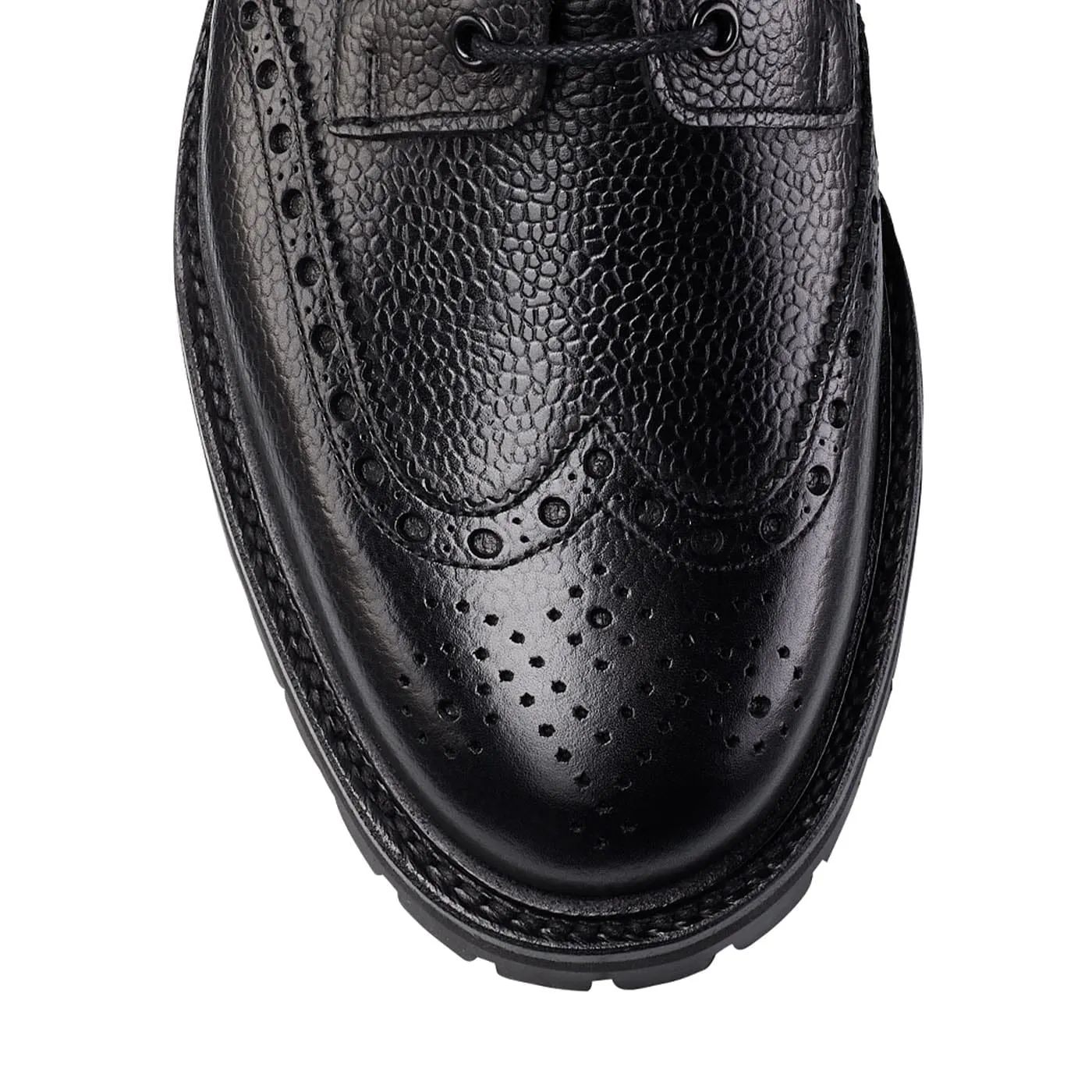 Islay Black Scotch Grain,Men Footwear
