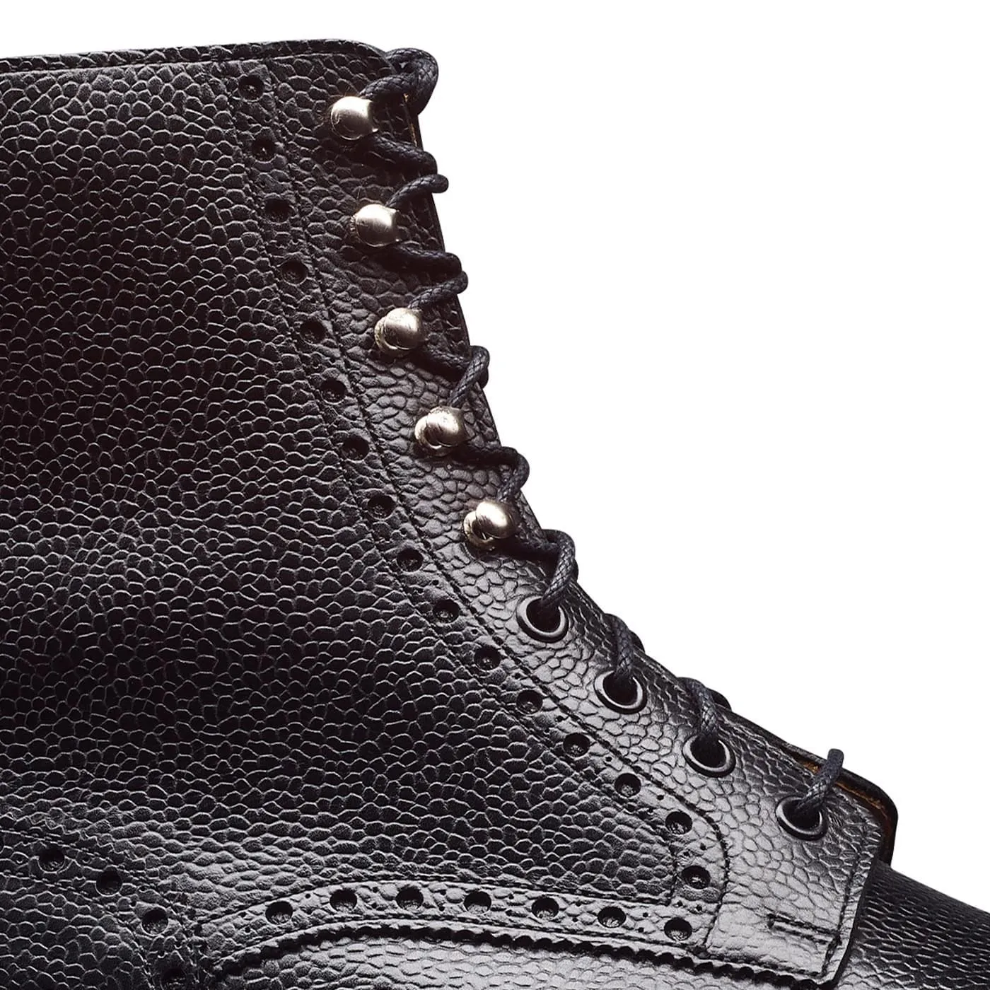 Islay Black Scotch Grain,Men Footwear