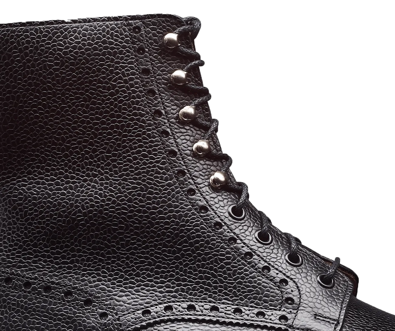 Islay Black Scotch Grain,Men Footwear