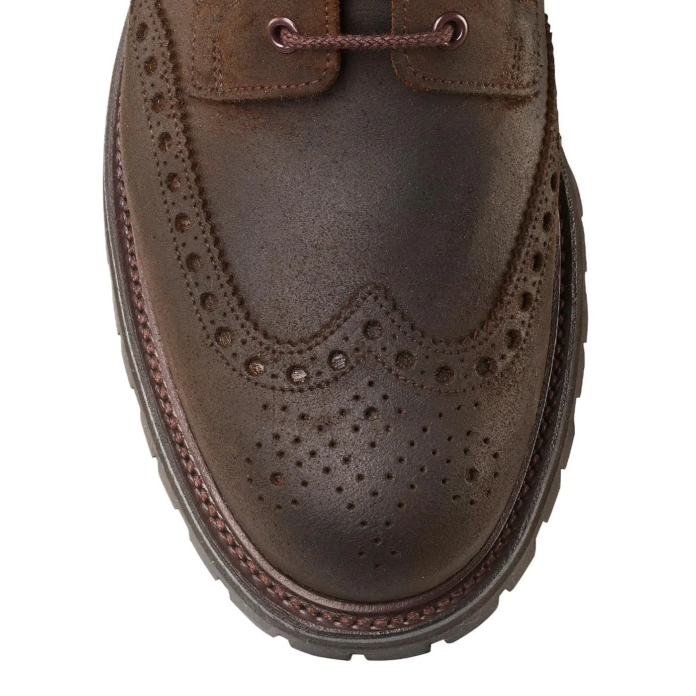 Islay Dark Brown Rough-Out Suede,Men Footwear