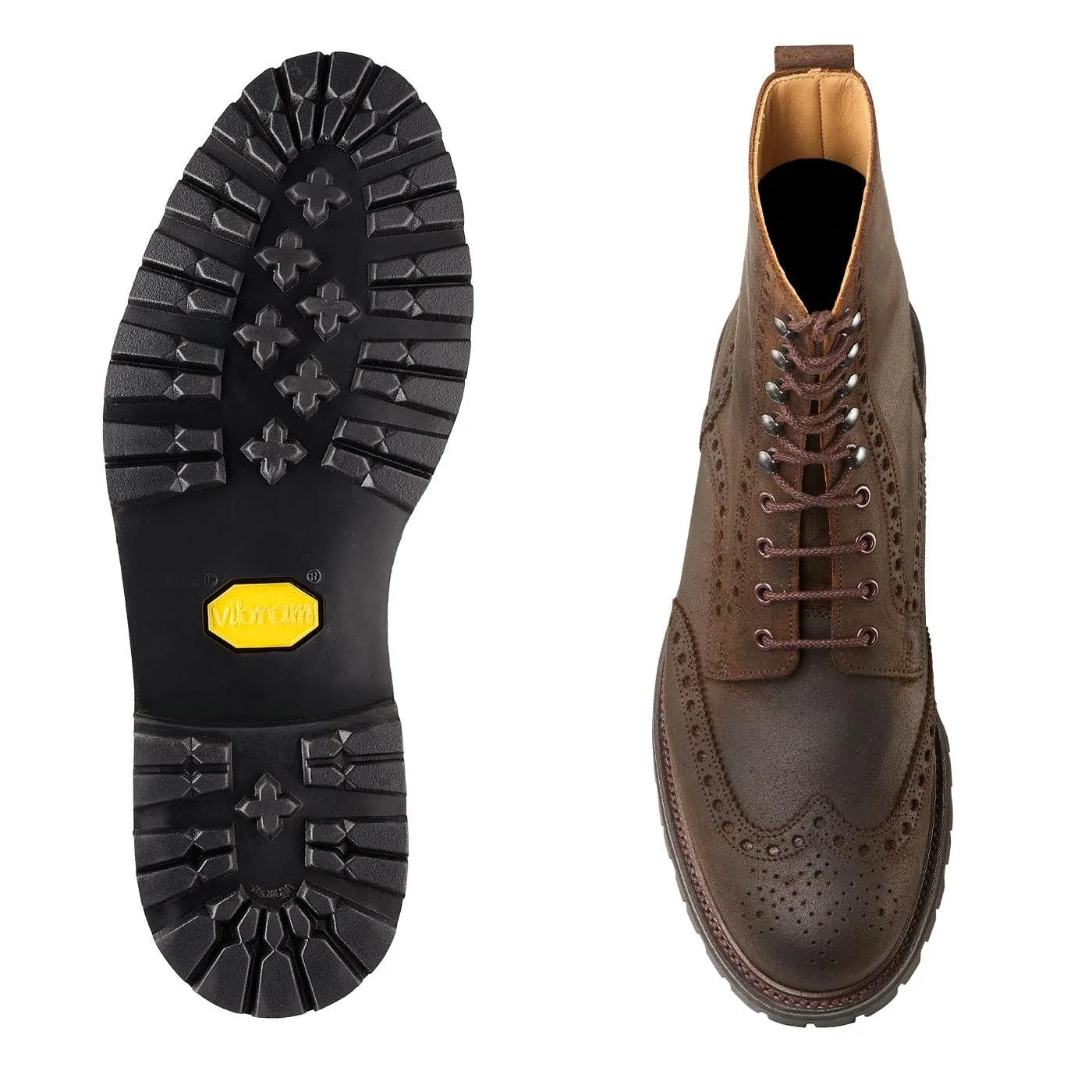 Islay Dark Brown Rough-Out Suede,Men Footwear