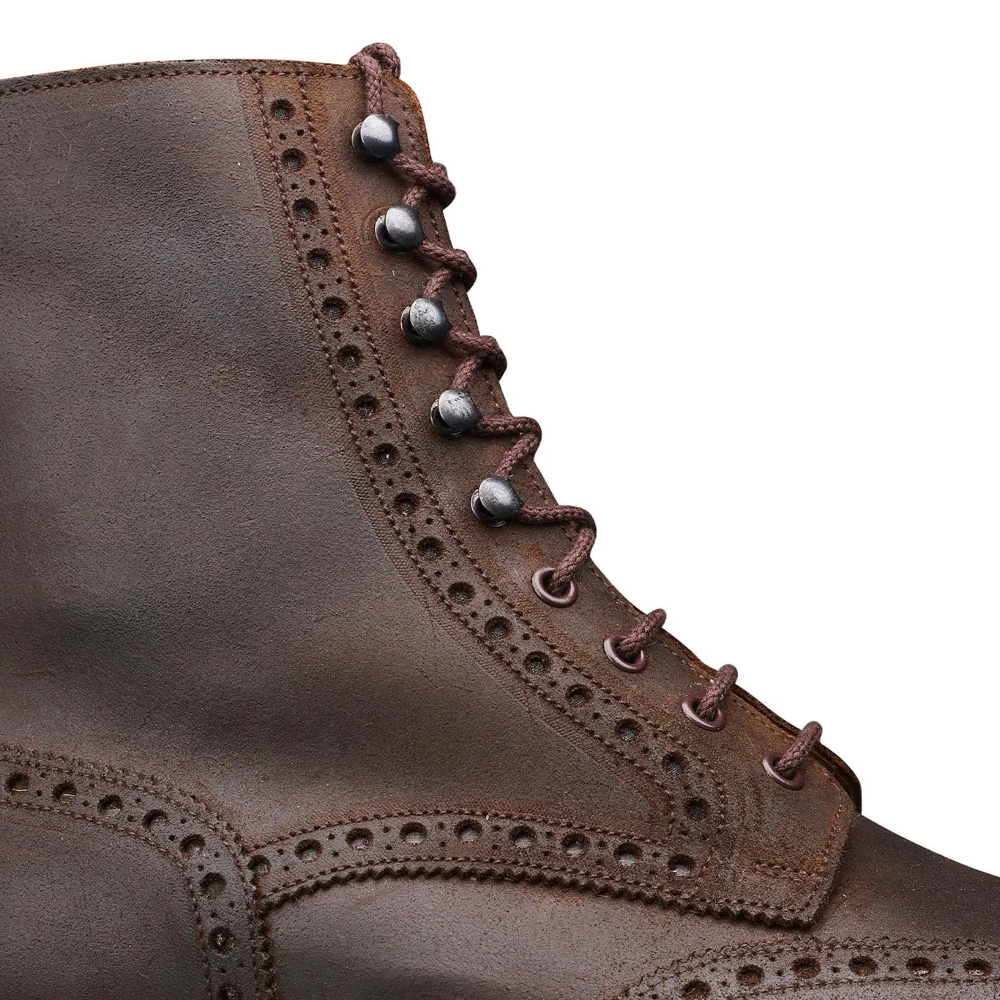 Islay Dark Brown Rough-Out Suede,Men Footwear