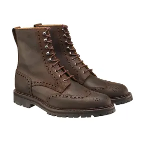 Islay Dark Brown Rough-Out Suede,Men Footwear
