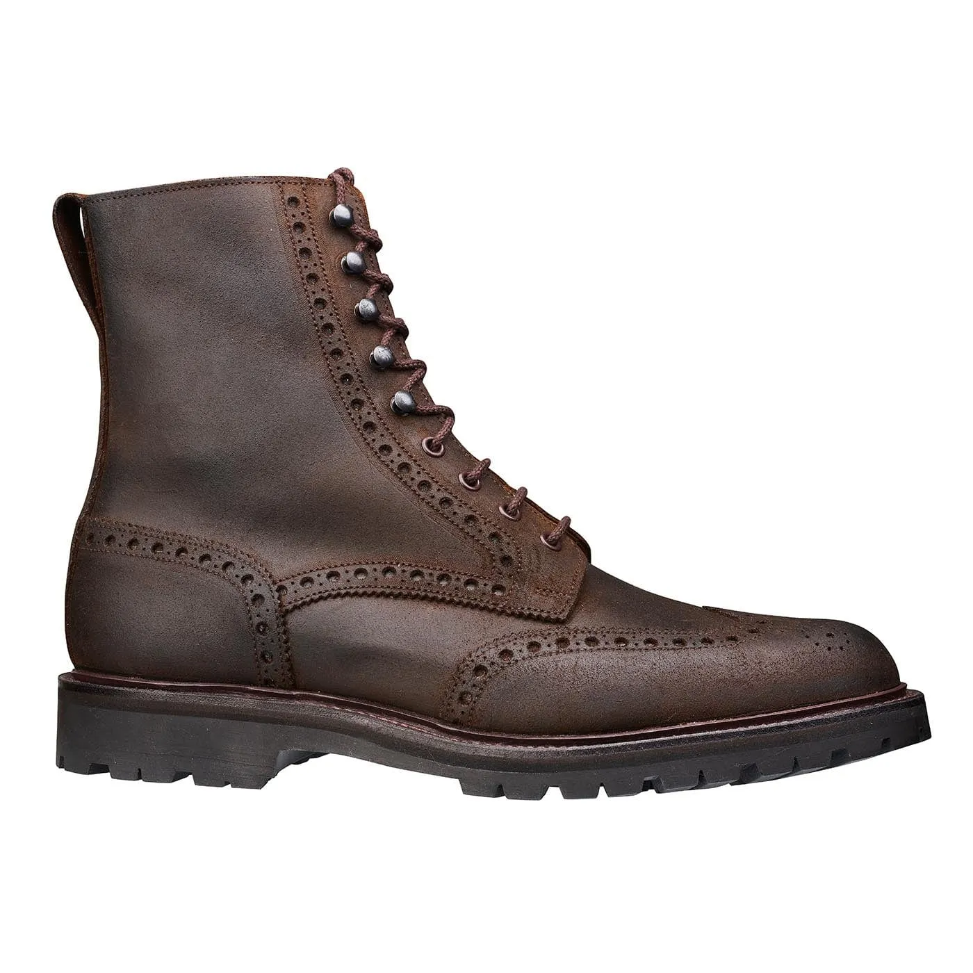 Islay Dark Brown Rough-Out Suede,Men Footwear