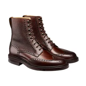 Islay Dark Brown Scotch Grain,Men Footwear