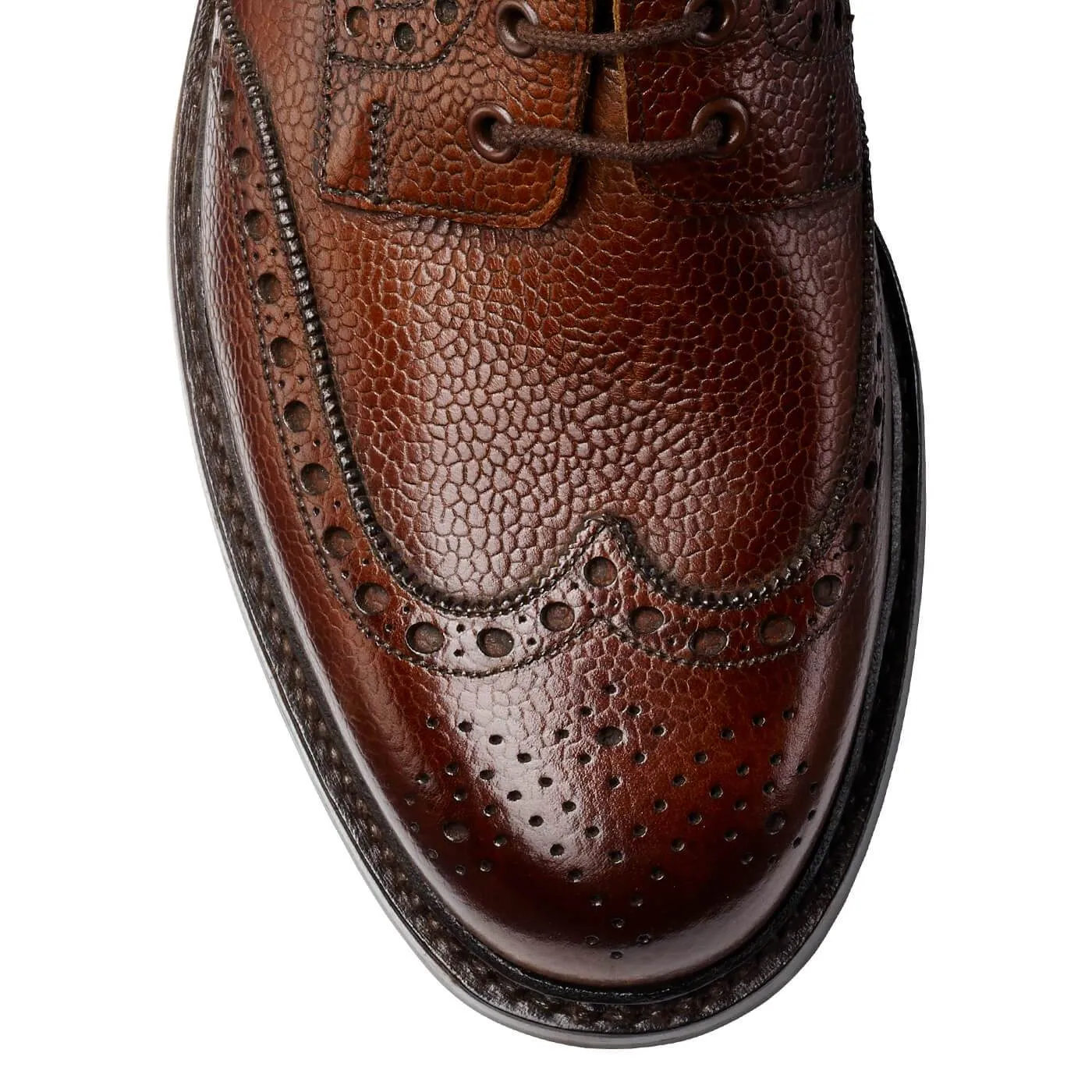 Islay Dark Brown Scotch Grain,Men Footwear