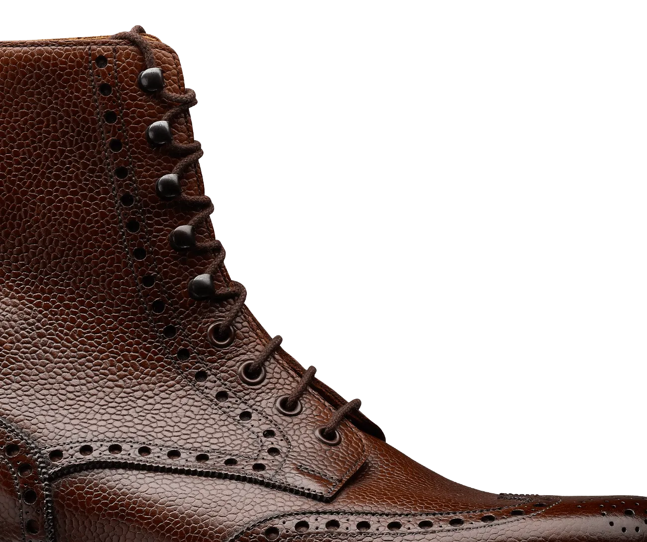 Islay Dark Brown Scotch Grain,Men Footwear