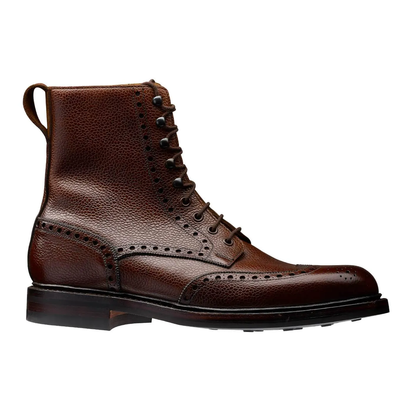 Islay Dark Brown Scotch Grain,Men Footwear
