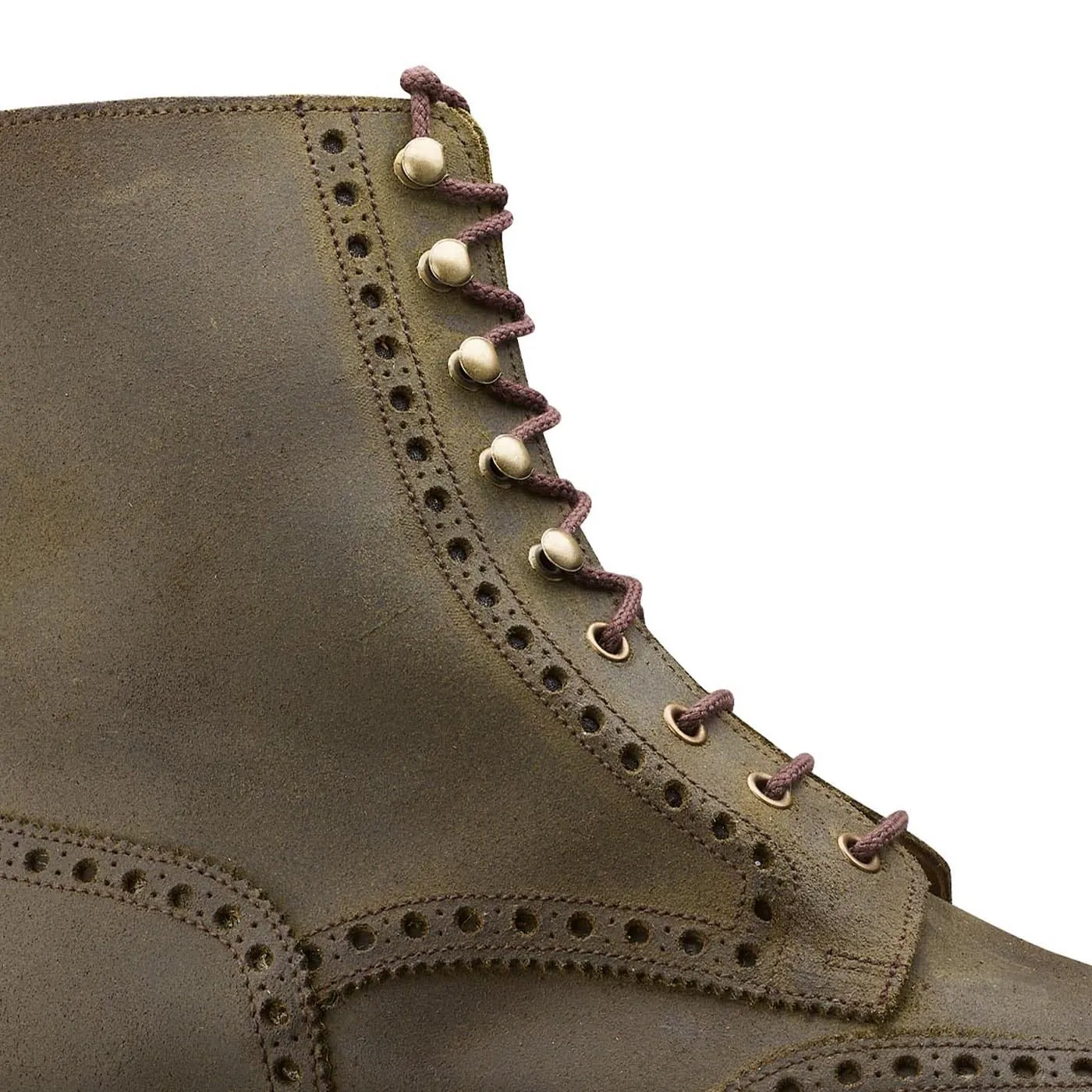 Islay Green Rough-Out Suede,Men Footwear