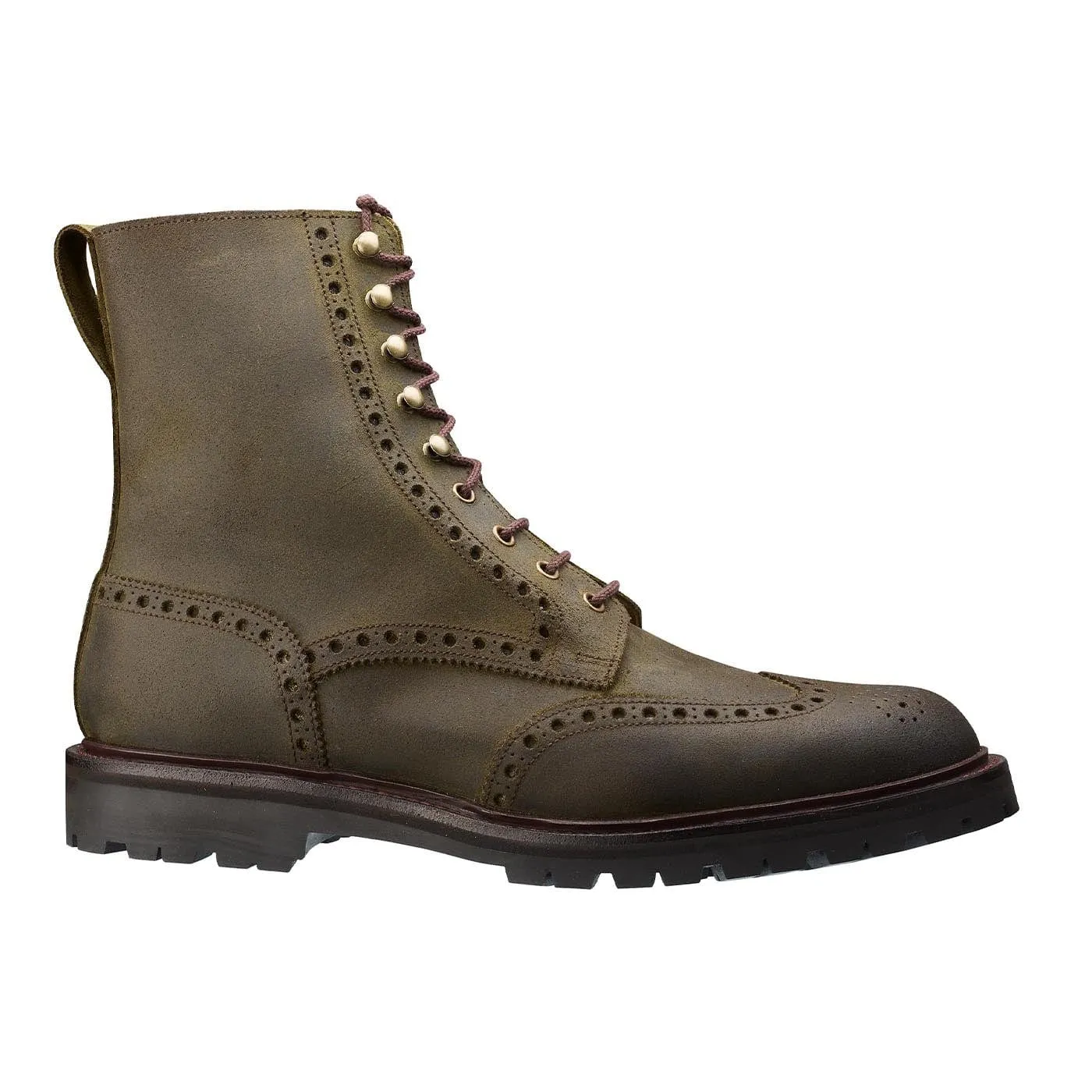 Islay Green Rough-Out Suede,Men Footwear