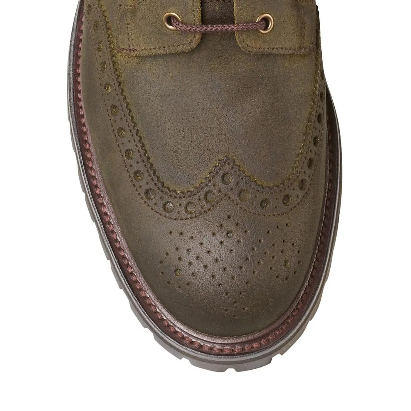 Islay Green Rough-Out Suede,Men Footwear