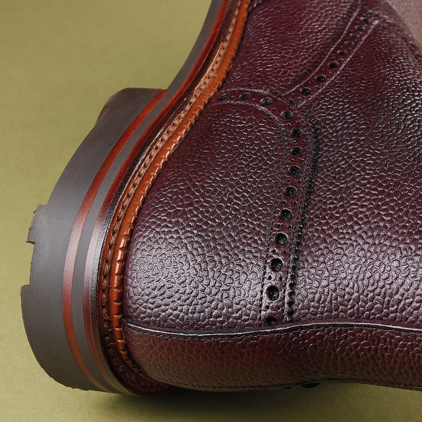 Islay Oxblood Zug Grain,Men Footwear