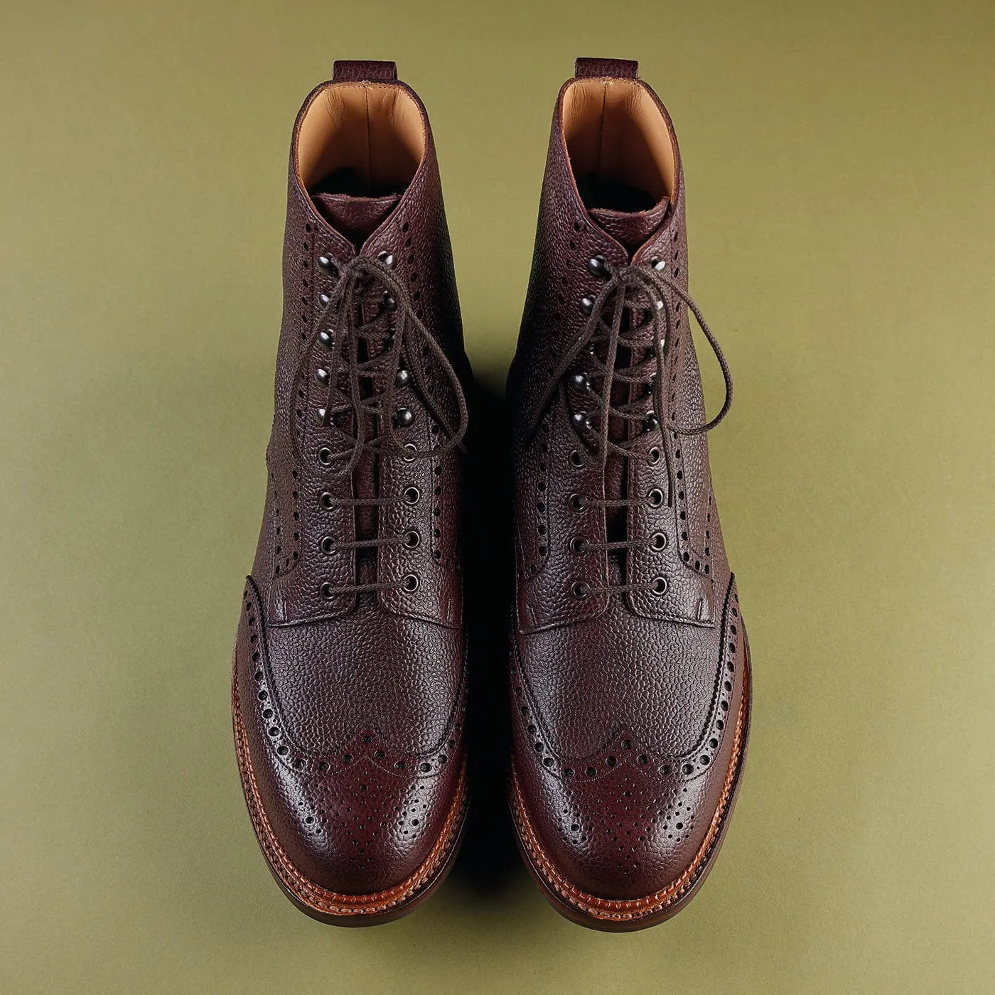 Islay Oxblood Zug Grain,Men Footwear