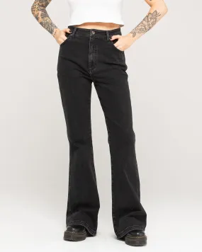 Jett Kickflare Jean - Washed Black,Women Tops