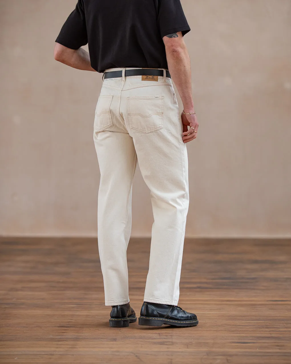 Joshua Denim Jean - Ecru,Men Tops