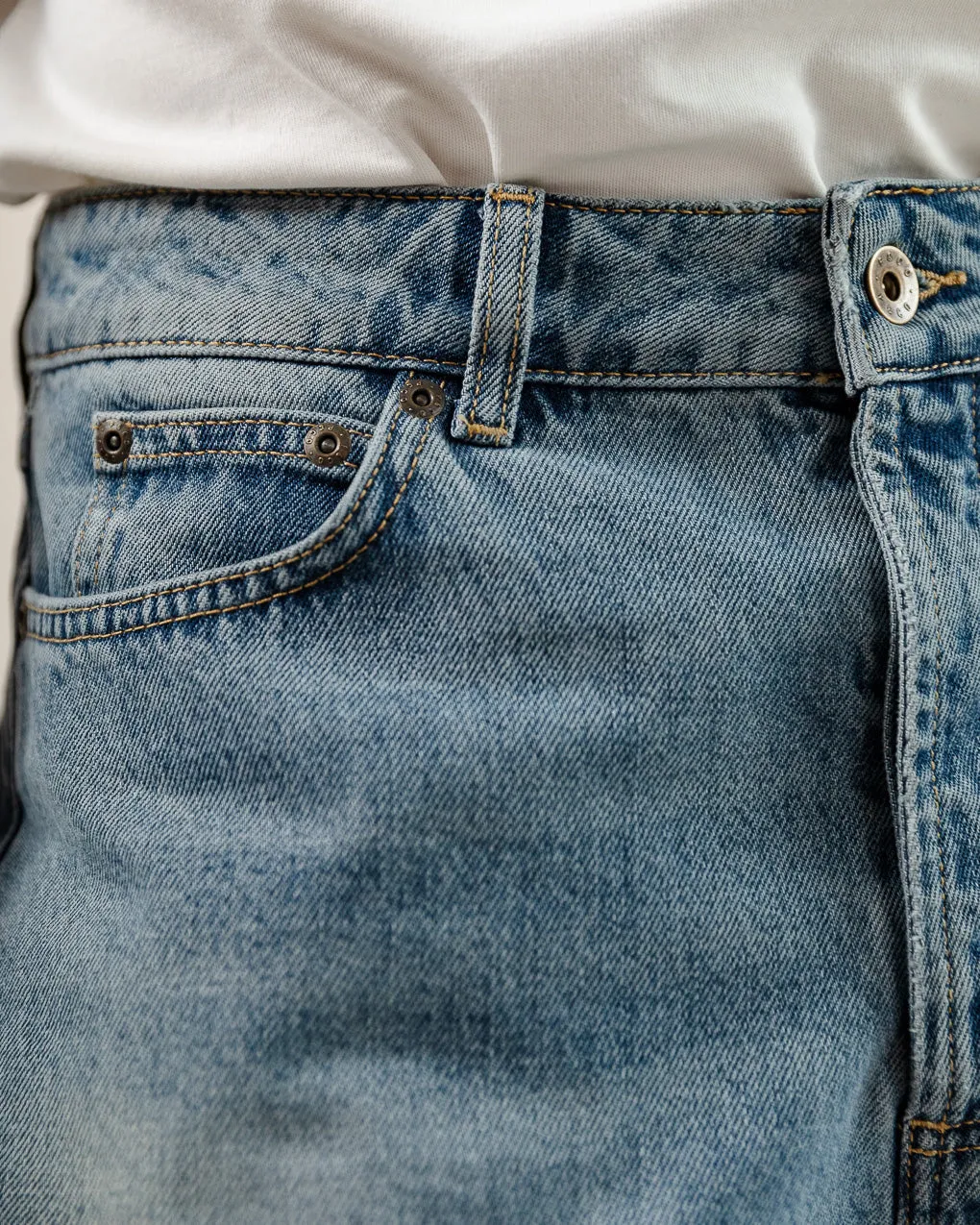 Joshua Denim Jeans - Washed Indigo,Men Tops
