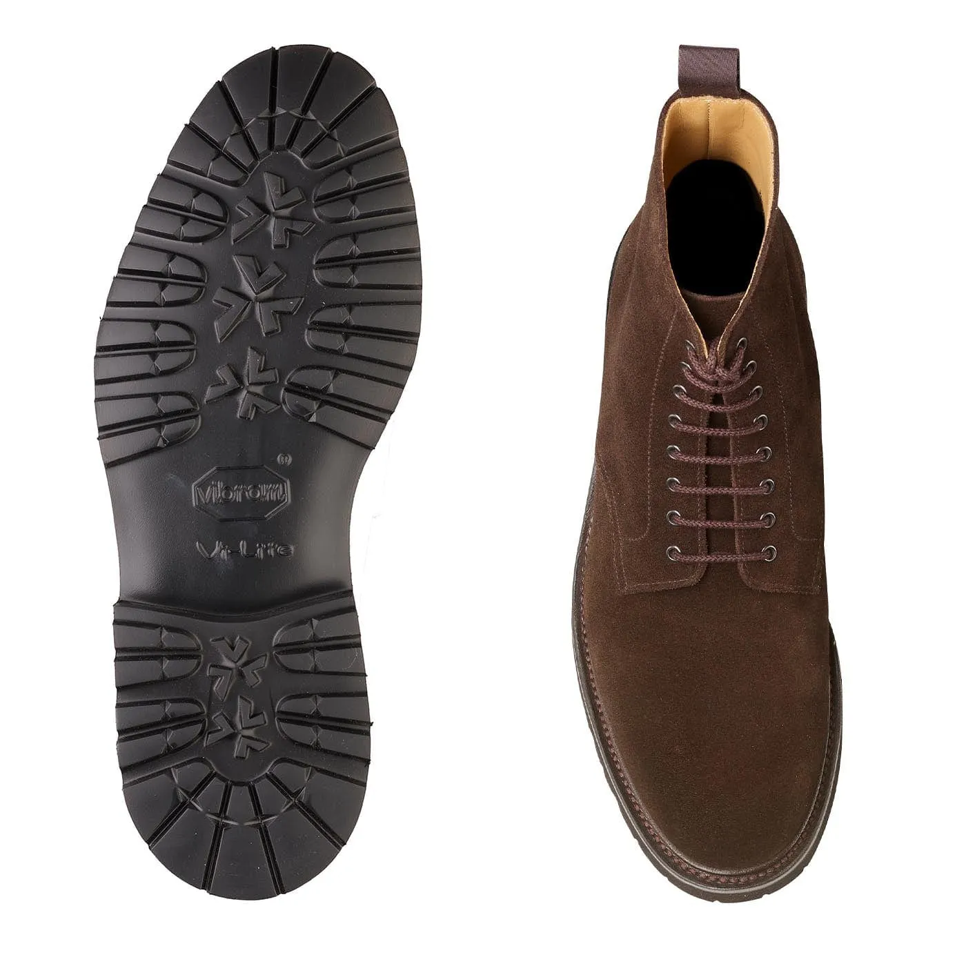 Kelso Dark Brown Suede,Men Footwear