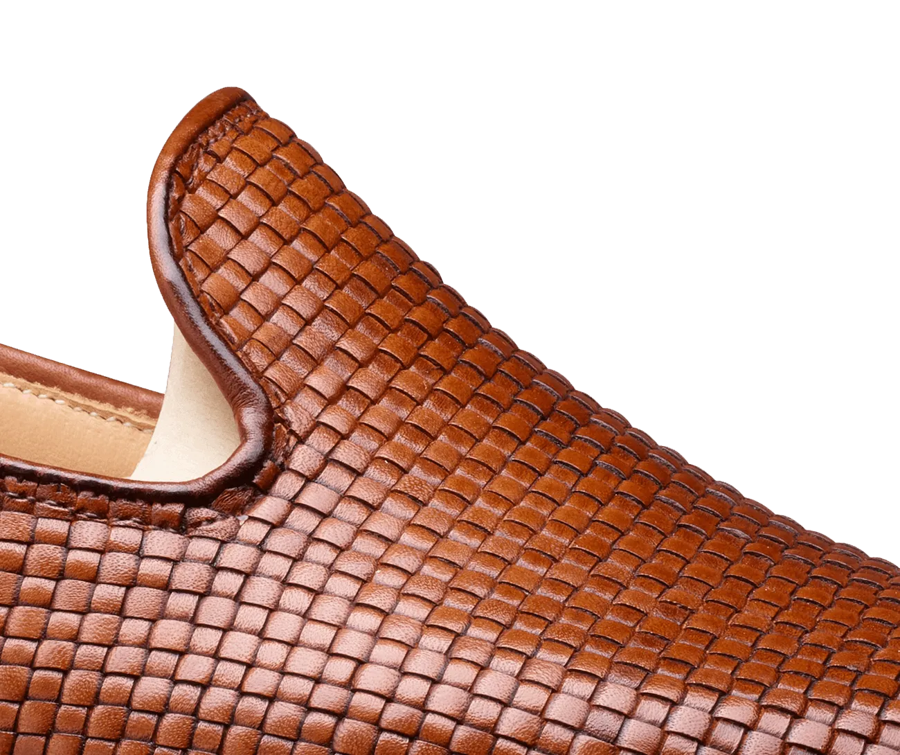 Kensington Tan Woven Calf,Men Footwear
