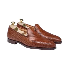 Kensington Tan Woven Calf,Men Footwear