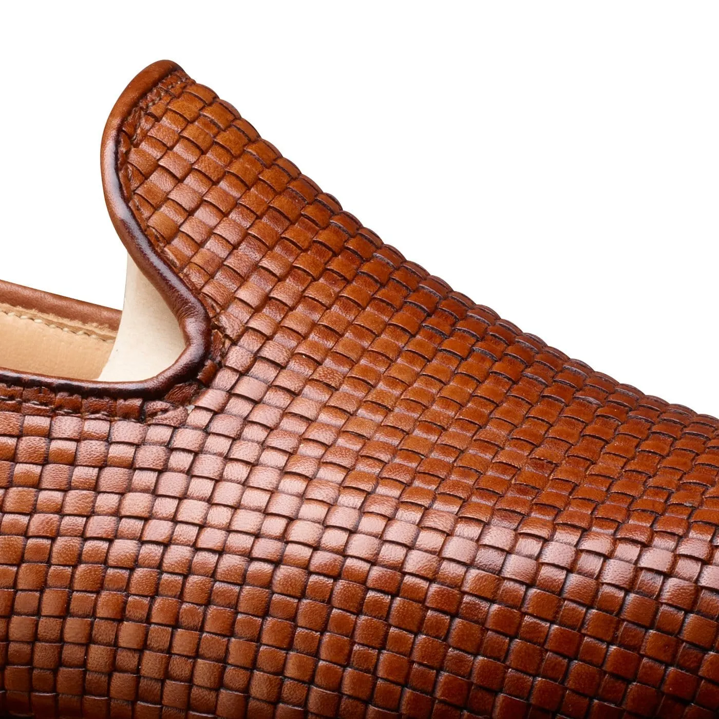 Kensington Tan Woven Calf,Men Footwear