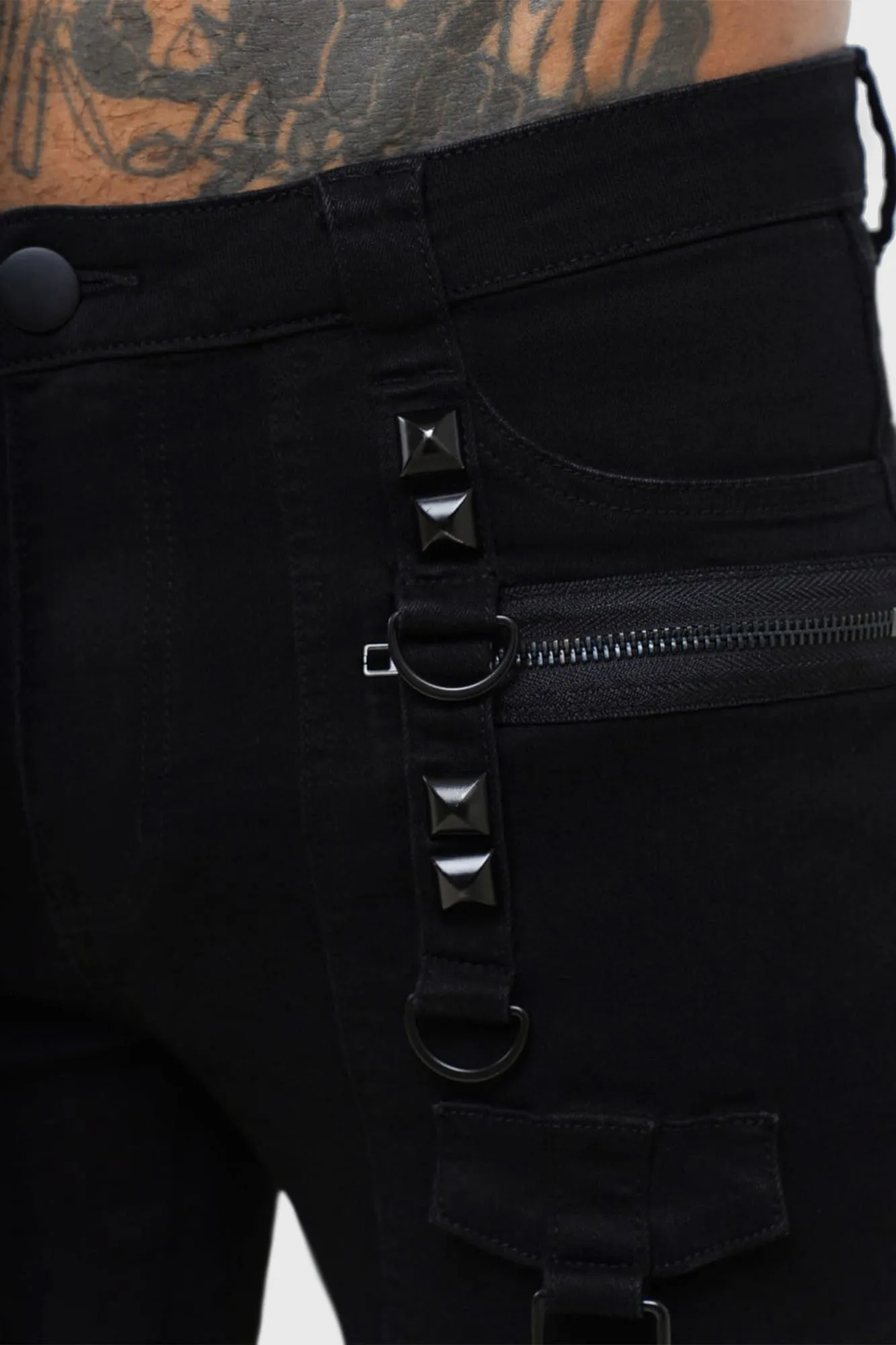 Kihilist Bondage Trousers,Men Botoms