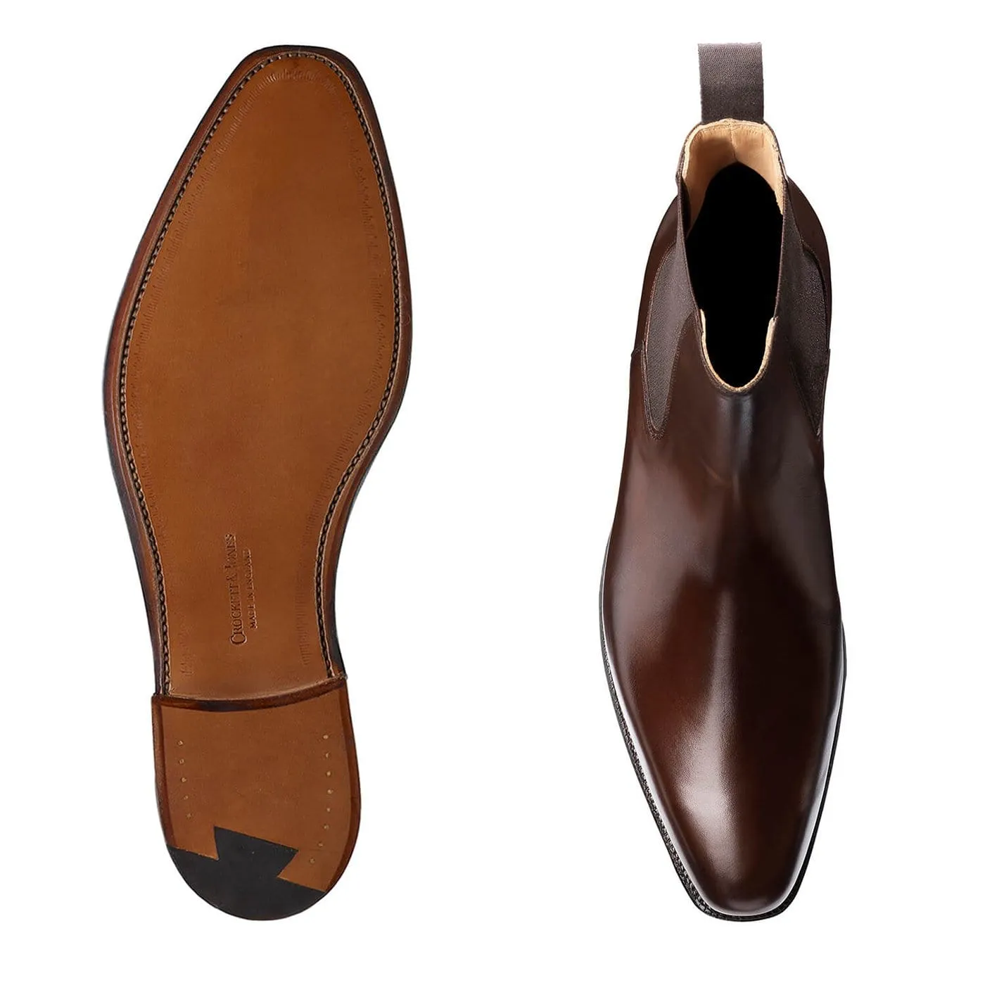 Lingfield Dark Brown Burnished Calf,Men Footwear